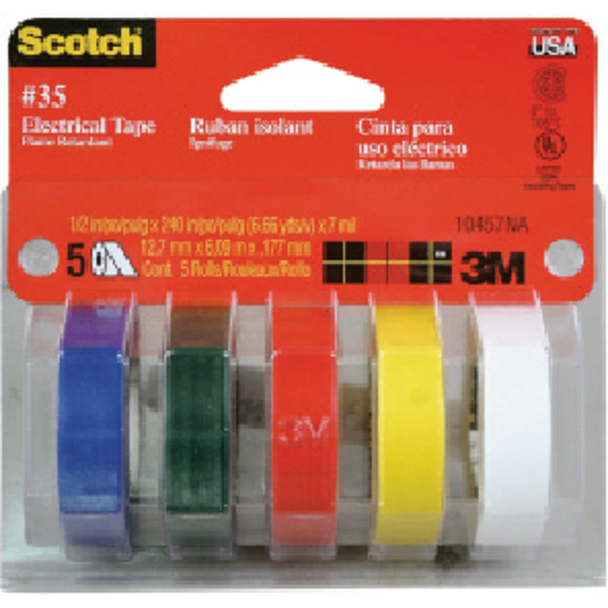 3M 1/2-In. X 240-In. Professional Quality Electrical Tape