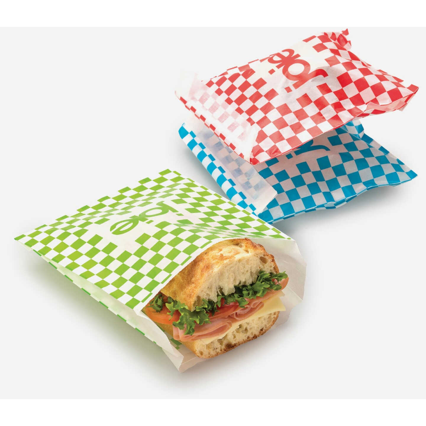 Joie Fold and Seal Checkered Glassine Food Storage Bags (25-Count) Image 1