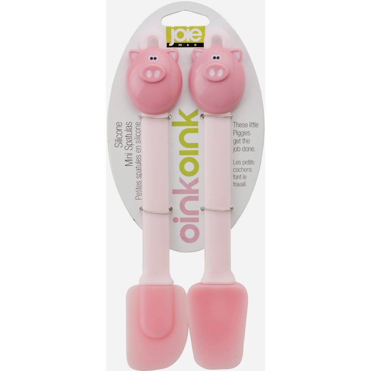 Joie 7.8 In. Piggy Mini Spatula Set (2-Piece)
