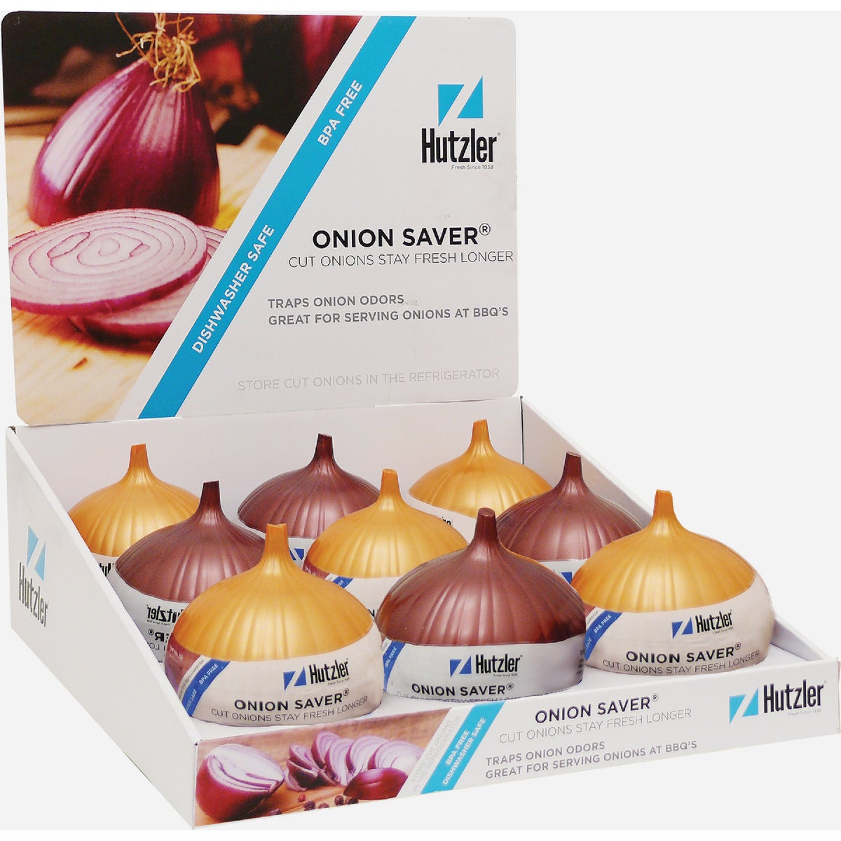 Hutzler 5 In. x 4 In. Plastic Onion Saver