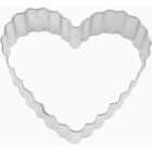 R&M 3-1/2 In. Steel Fluted Heart Cookie Cutter Image 1