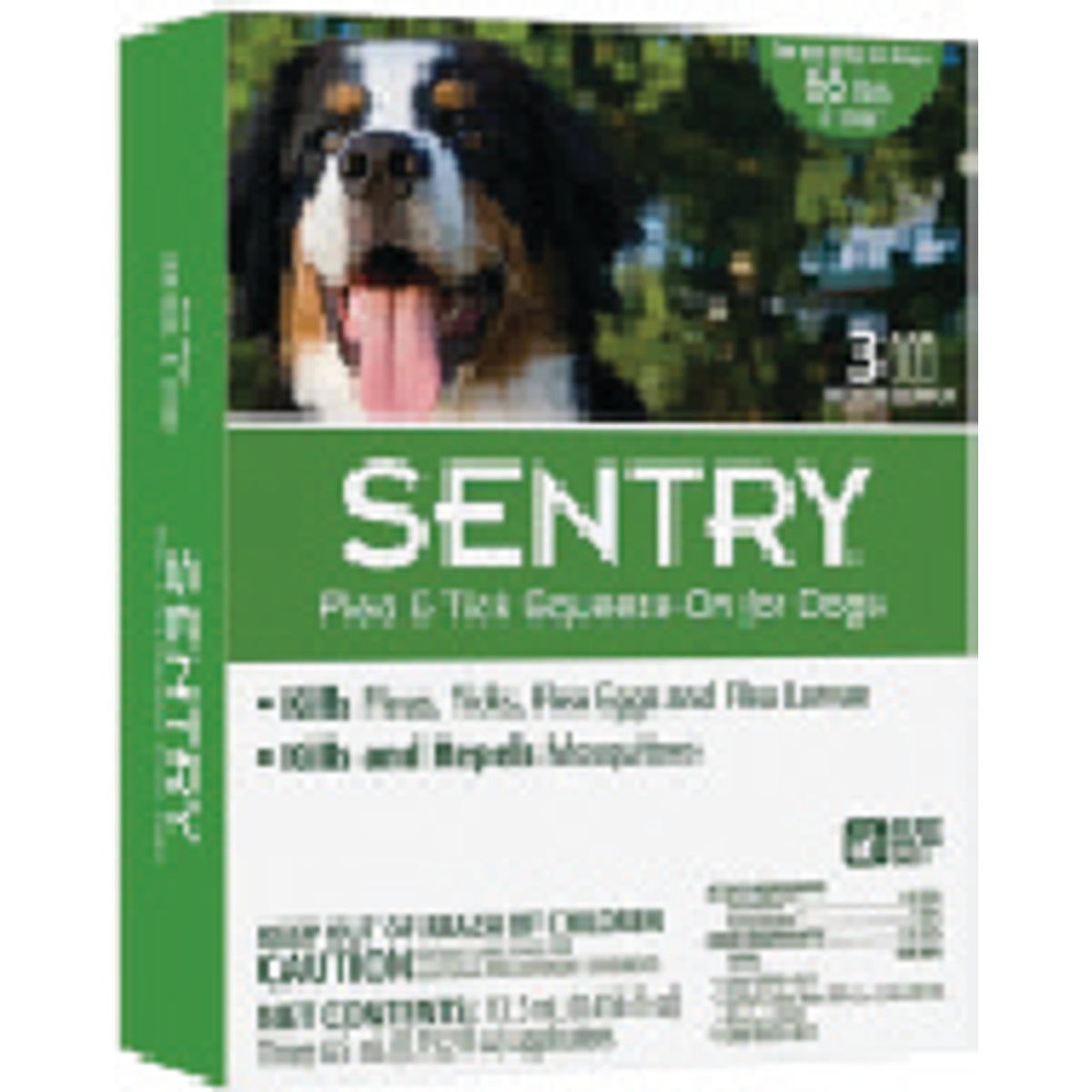 3-Pk. Flea & Tick Squeeze-On For Dog