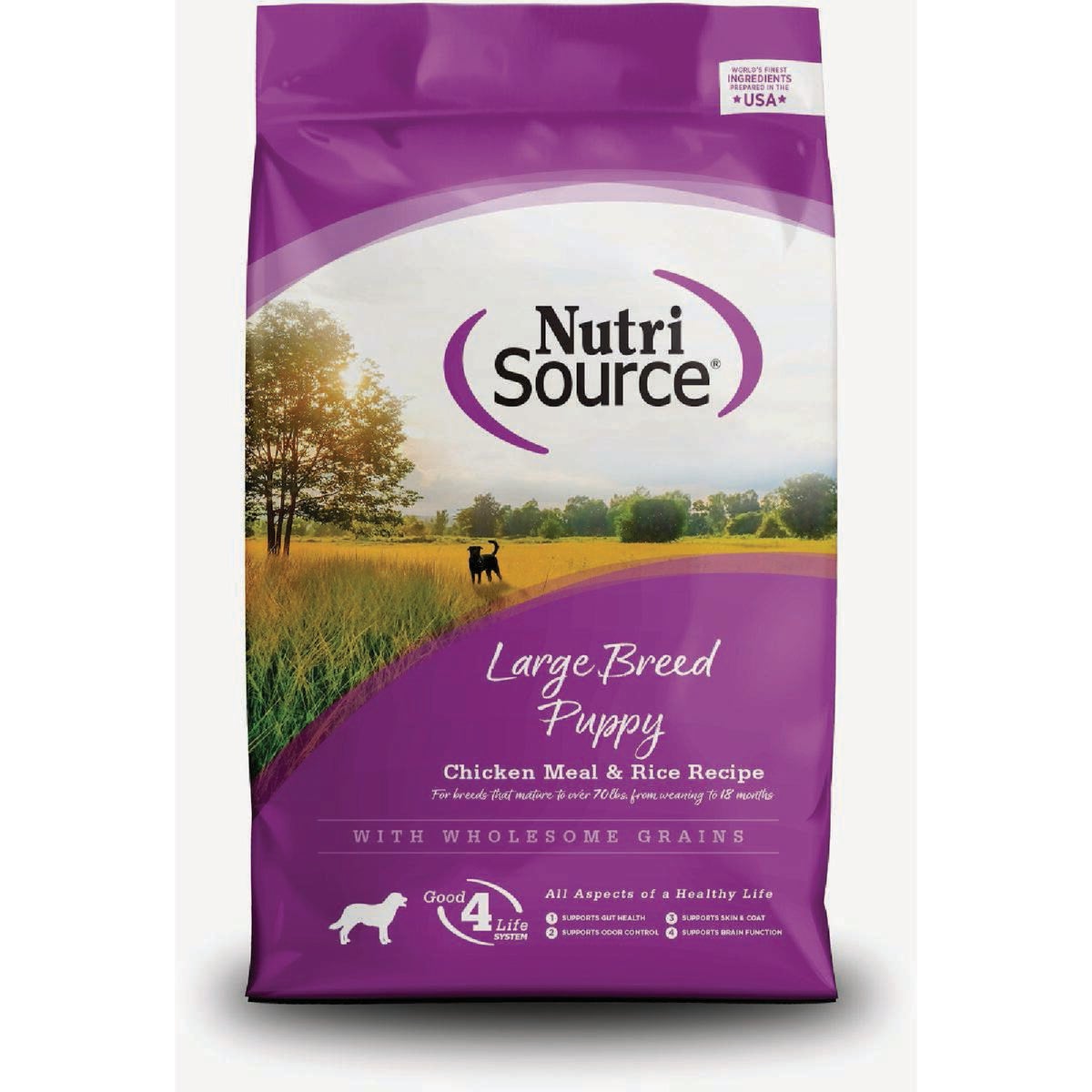 NutriSource 5 Lb. Large Breed Puppy Chicken & Rice Recipe Dry Dog Food