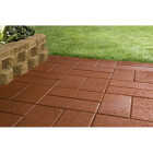Oldcastle Red Rectangle Concrete Stepping Stone Image 2