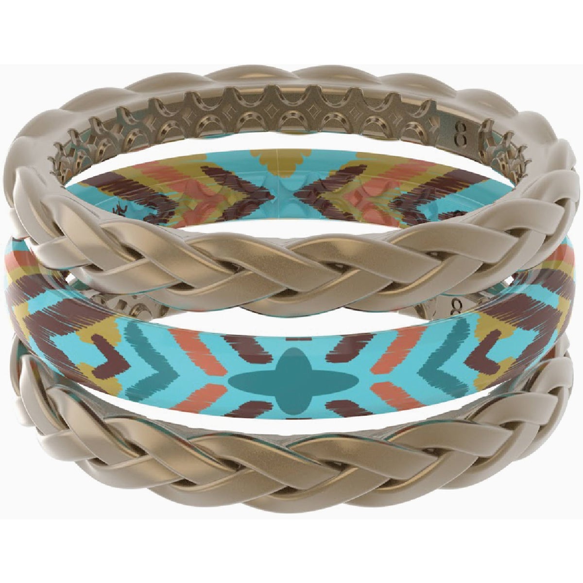 Groove Life Groove Ring Katie Van Slyke Unbridled 3 Band Set Size 5