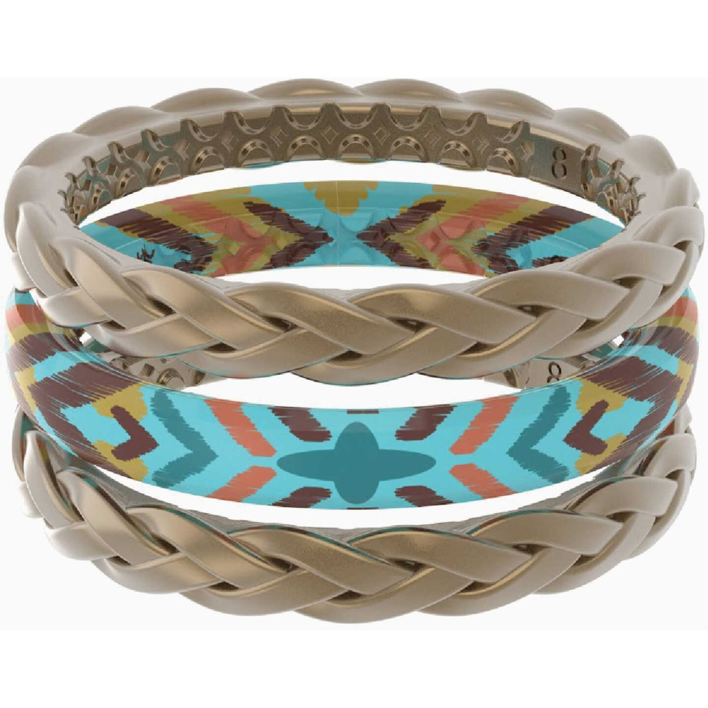 Groove Life Groove Ring Katie Van Slyke Unbridled 3 Band Set Size 7 Image 1