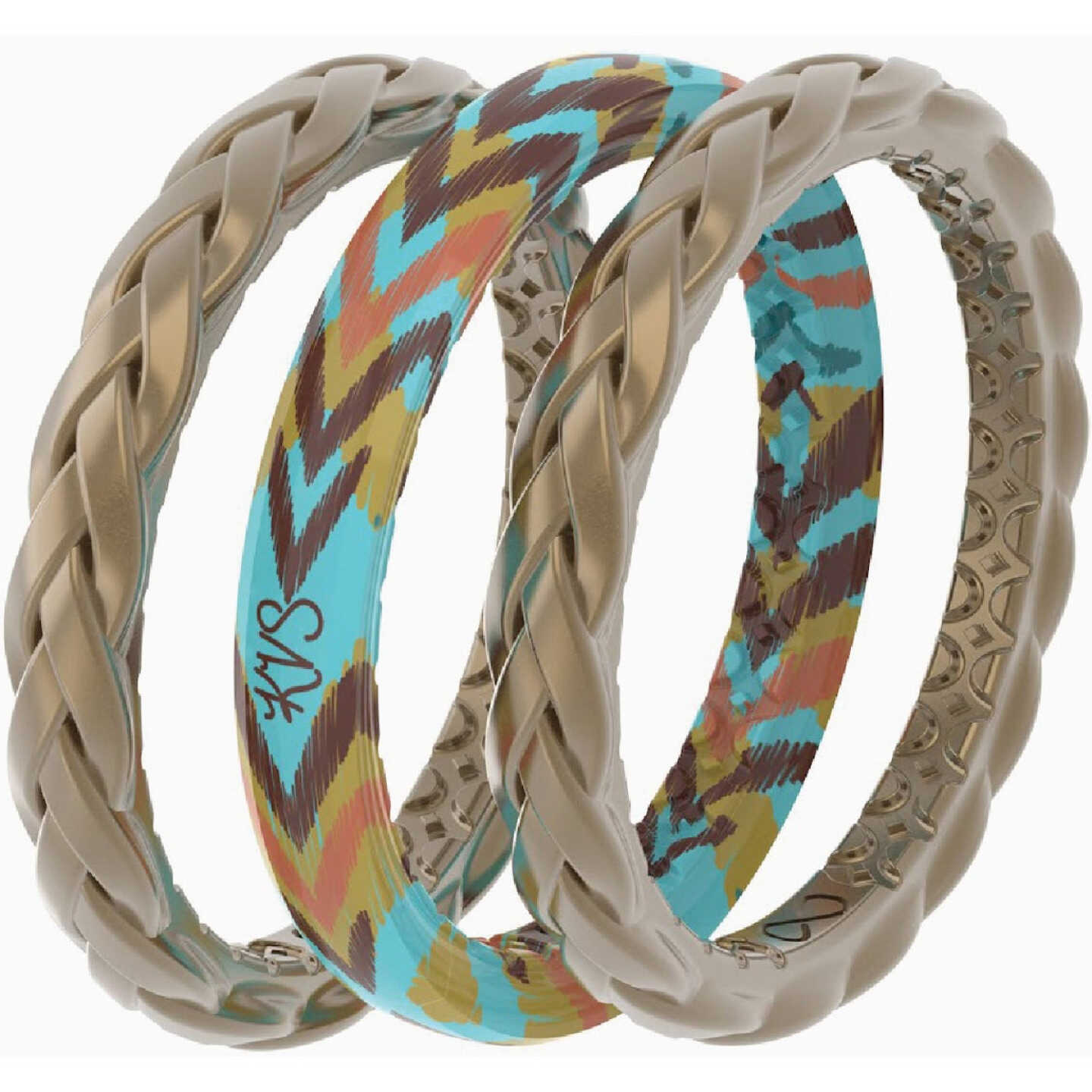 Groove Life Groove Ring Katie Van Slyke Unbridled 3 Band Set Size 8 Image 2