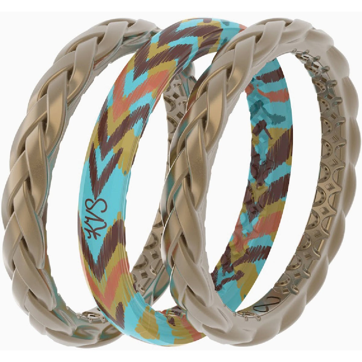 Groove Life Groove Ring Katie Van Slyke Unbridled 3 Band Set Size 10 Image 2