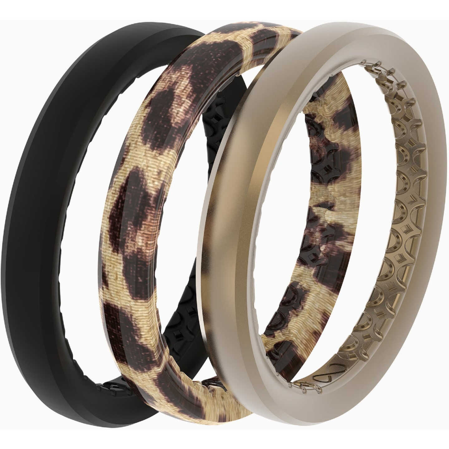 Groove Life Groove Ring Leopard 3 Band Stackable Set Size 9 Image 2