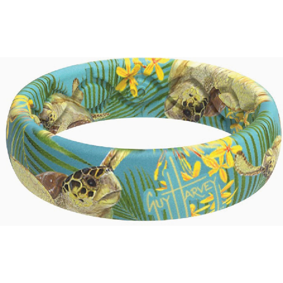 Groove Life Groove Ring Thin Guy Harvey Tropical Turtle Size 10
