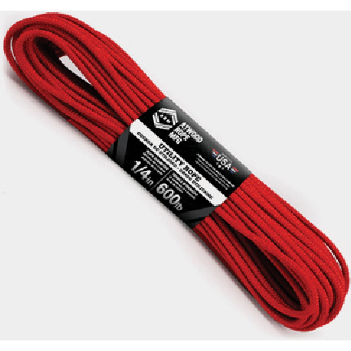 Atwood Rope 3/8 In. x 100 Ft. Diamond Braided Polypropylene Packaged Rope, Assorted Colors