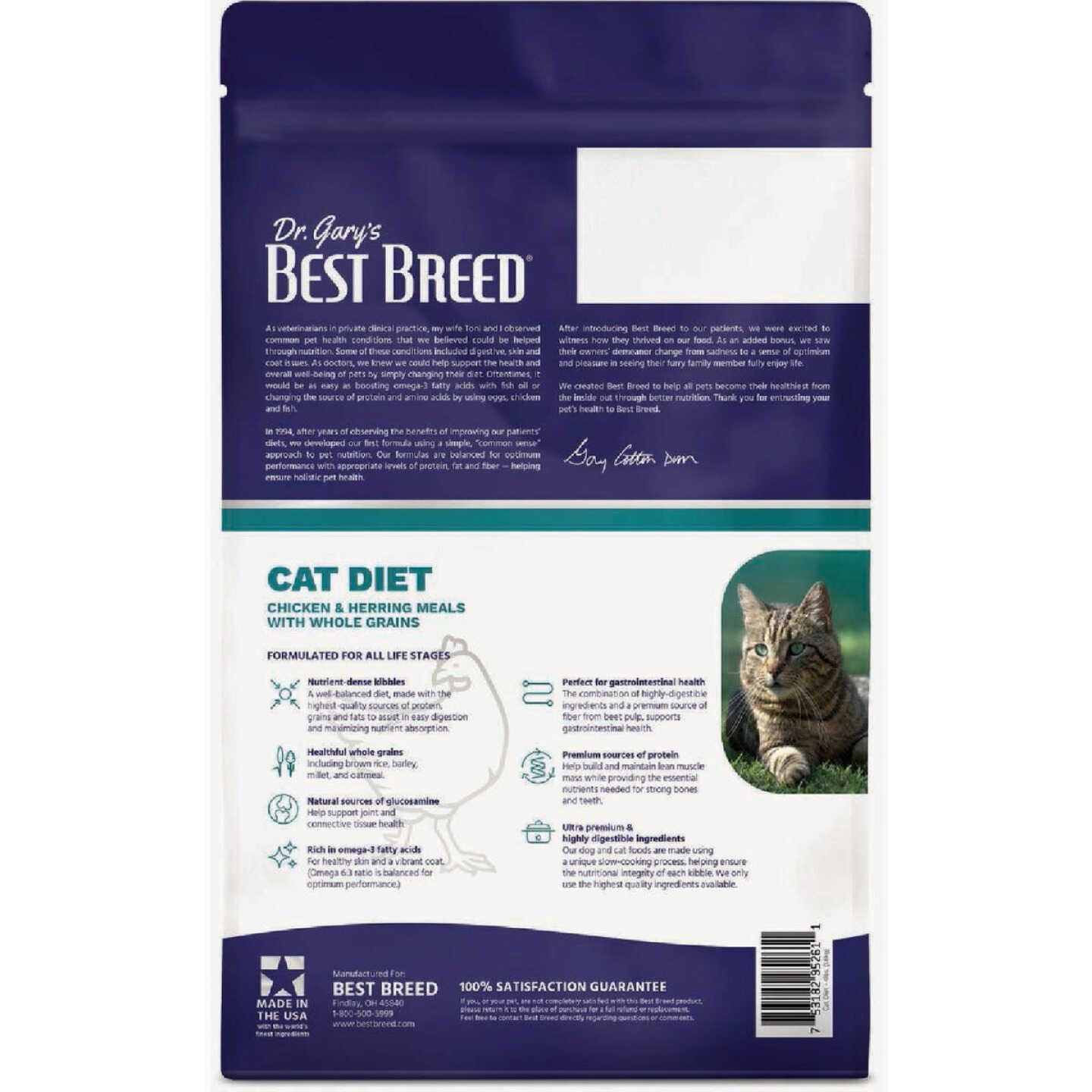 Dr. Gary's Best Breed 12 Lb. Cat Diet Dry Cat Food Image 2