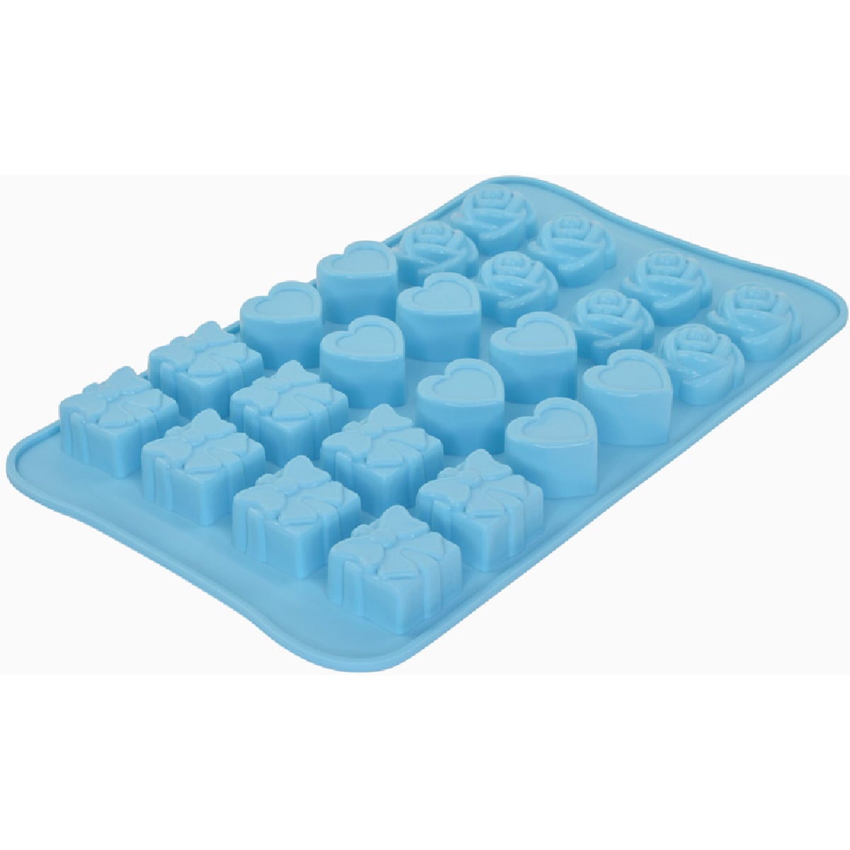 R&M Silicone Present/Heart/Rose Candy Baking Mold Image 3