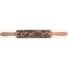 Mrs. Anderson's 8 In. European Beechwood Paisley Design Rolling Pin Image 1