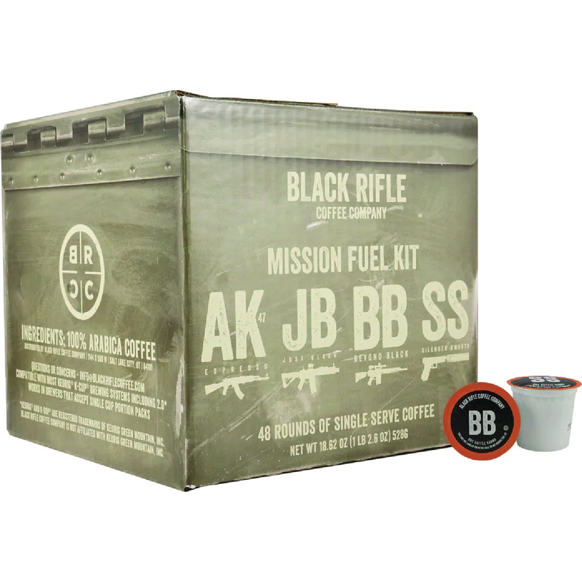 Black Rifle Coffee Company Mixed Coffee Rounds (48-Pack)