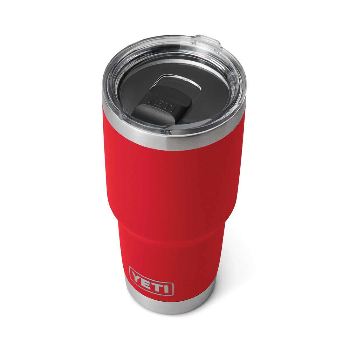 YETI Rambler 30 Oz. Stainless Steel Insulated Tumbler with MagSlider Lid, Rescue Red Image 3