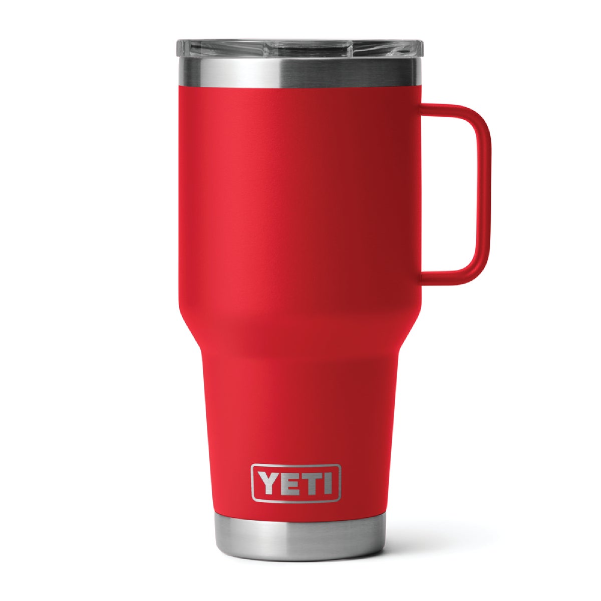 YETI Rambler 30 Oz. Stainless Steel Travel Mug with Stronghold Lid, Rescue Red