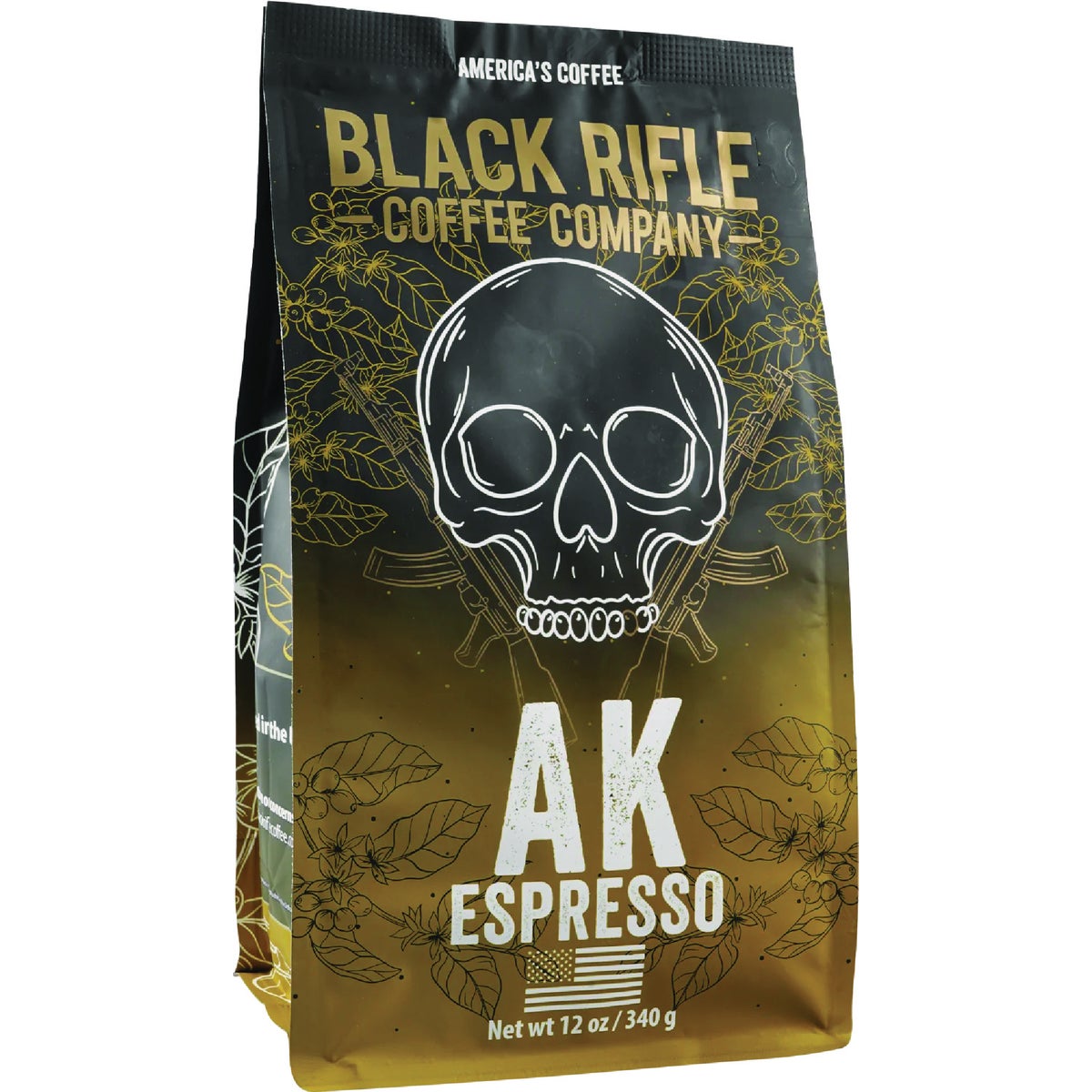 Black Rifle Coffee Company AK-47 Espressor Blend Whole Bean Coffee, 12 Oz.