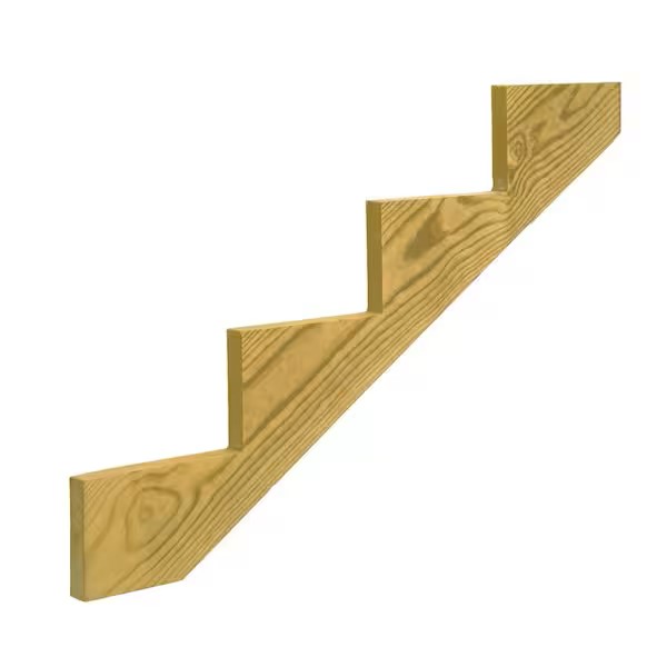 4 Step Stringer Ground Contact Treated