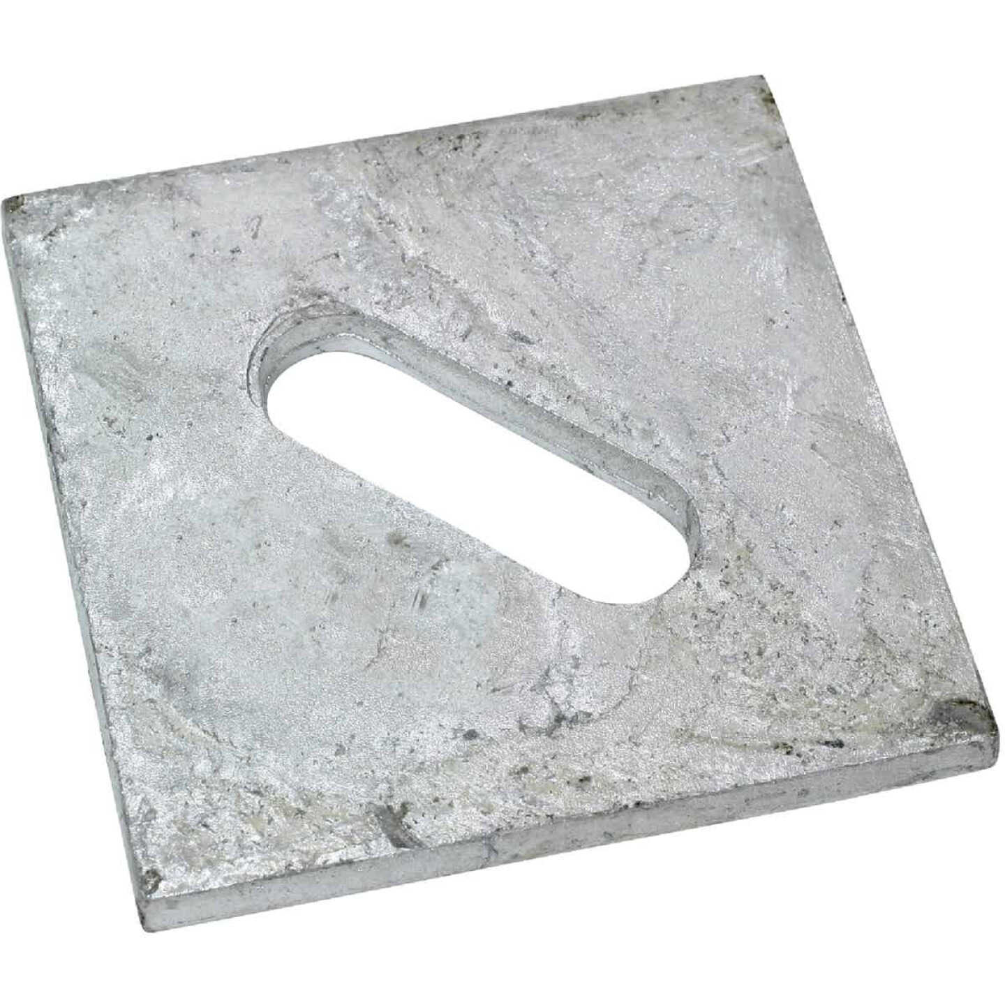 Simpson Strong-Tie 1/2 In. x 3 In. Hot Dipped Galvanized Slotted Steel Bearing Plate Image 1