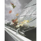 4' WHITE GUTTER GENIUS Image 1