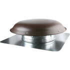 Ventamatic 1080 CFM Galvanized Steel Power Roof Mount Attic Vent Brown Image 1