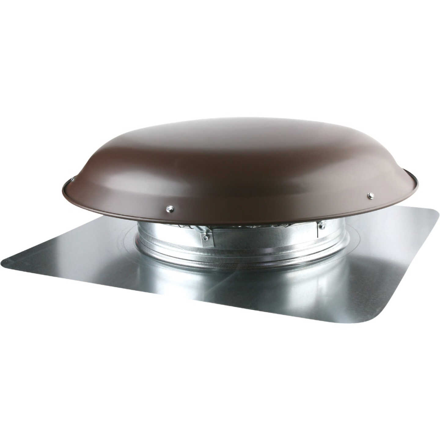 Ventamatic 1080 CFM Galvanized Steel Power Roof Mount Attic Vent Brown Image 1