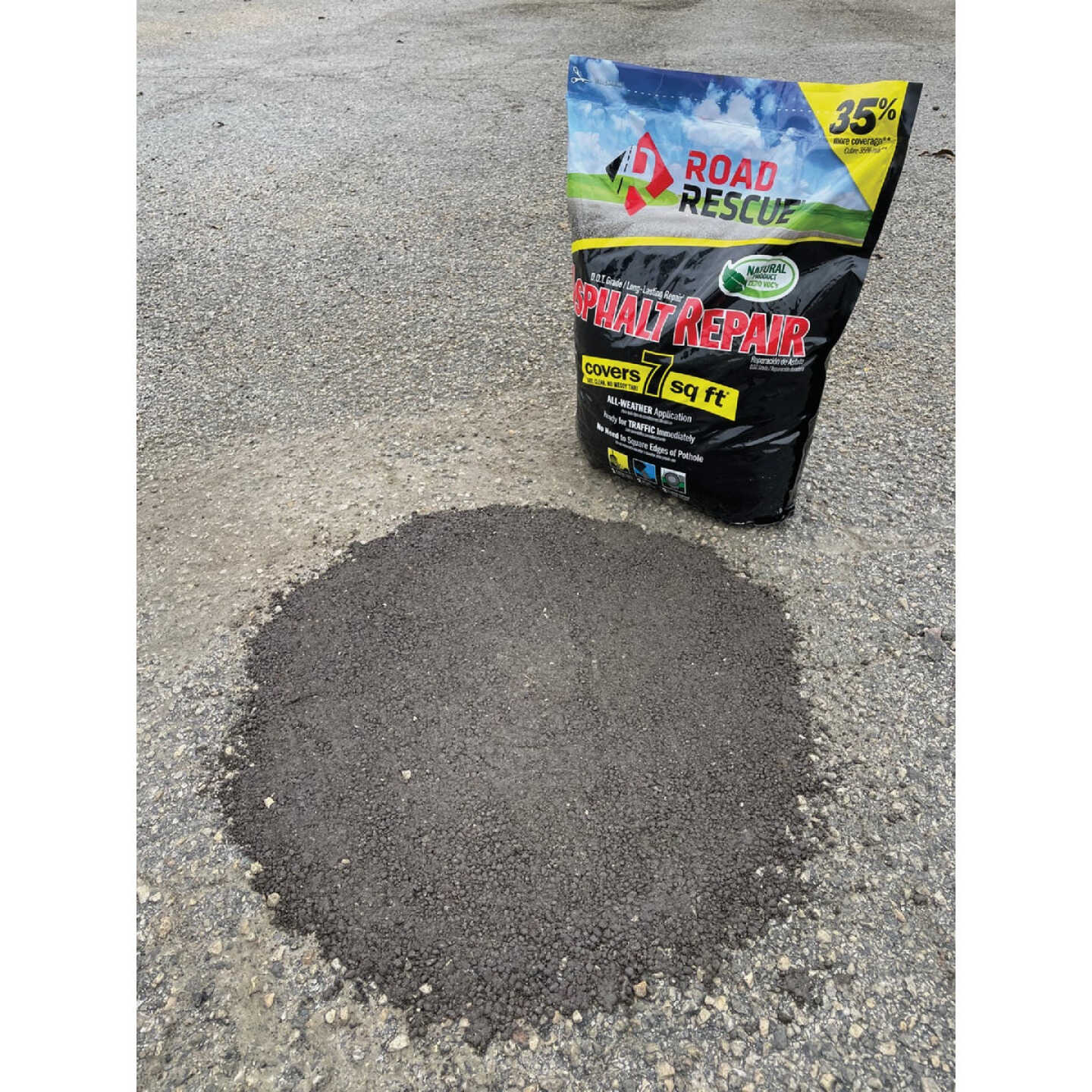 Road Rescue 50 Lb. Blacktop Patch Asphalt Repair Image 4