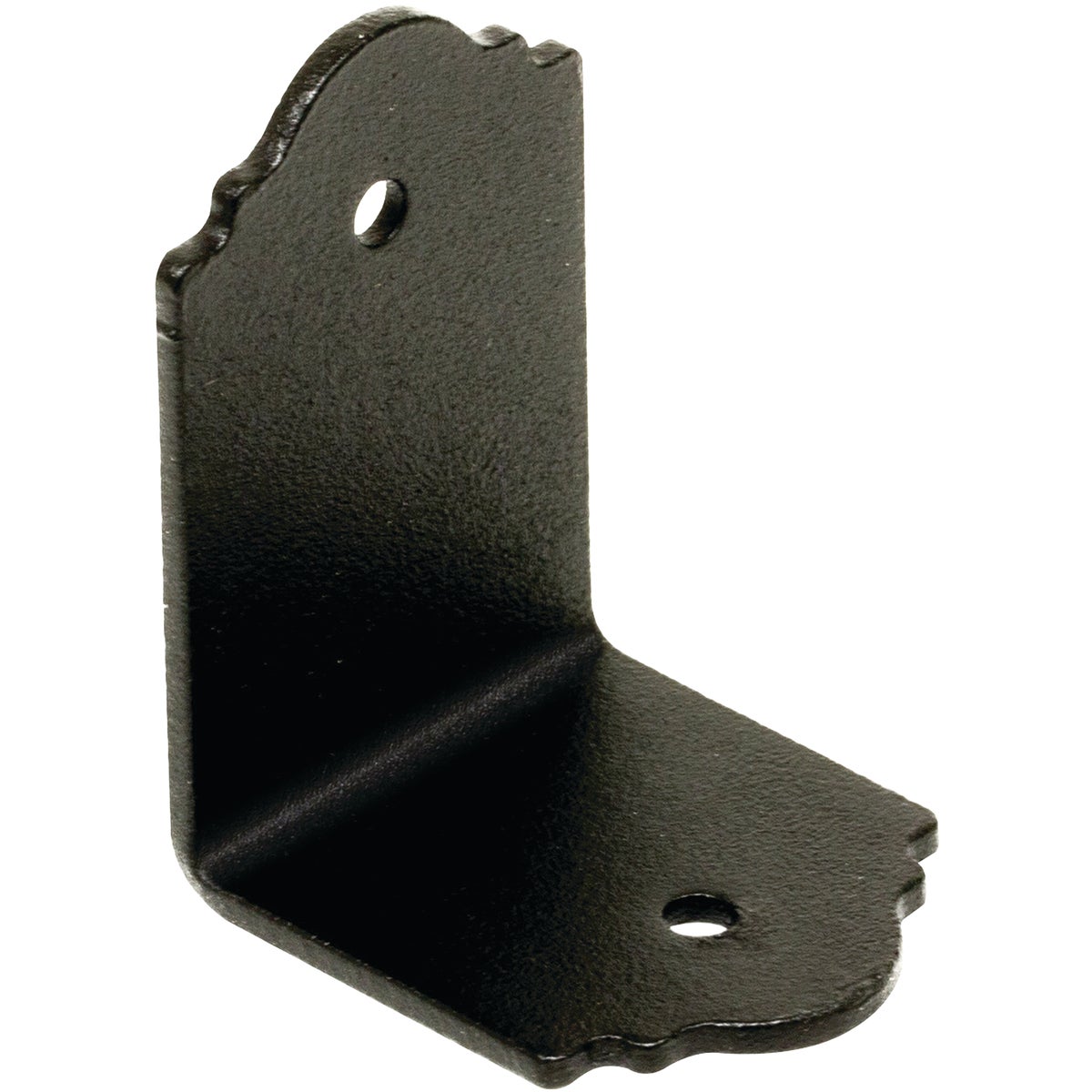 Simpson Strong-Tie Outdoor Accents Mission Collection ZMAX 2X 90 Deg. 14 ga Black Reinforcing Angle Image 1