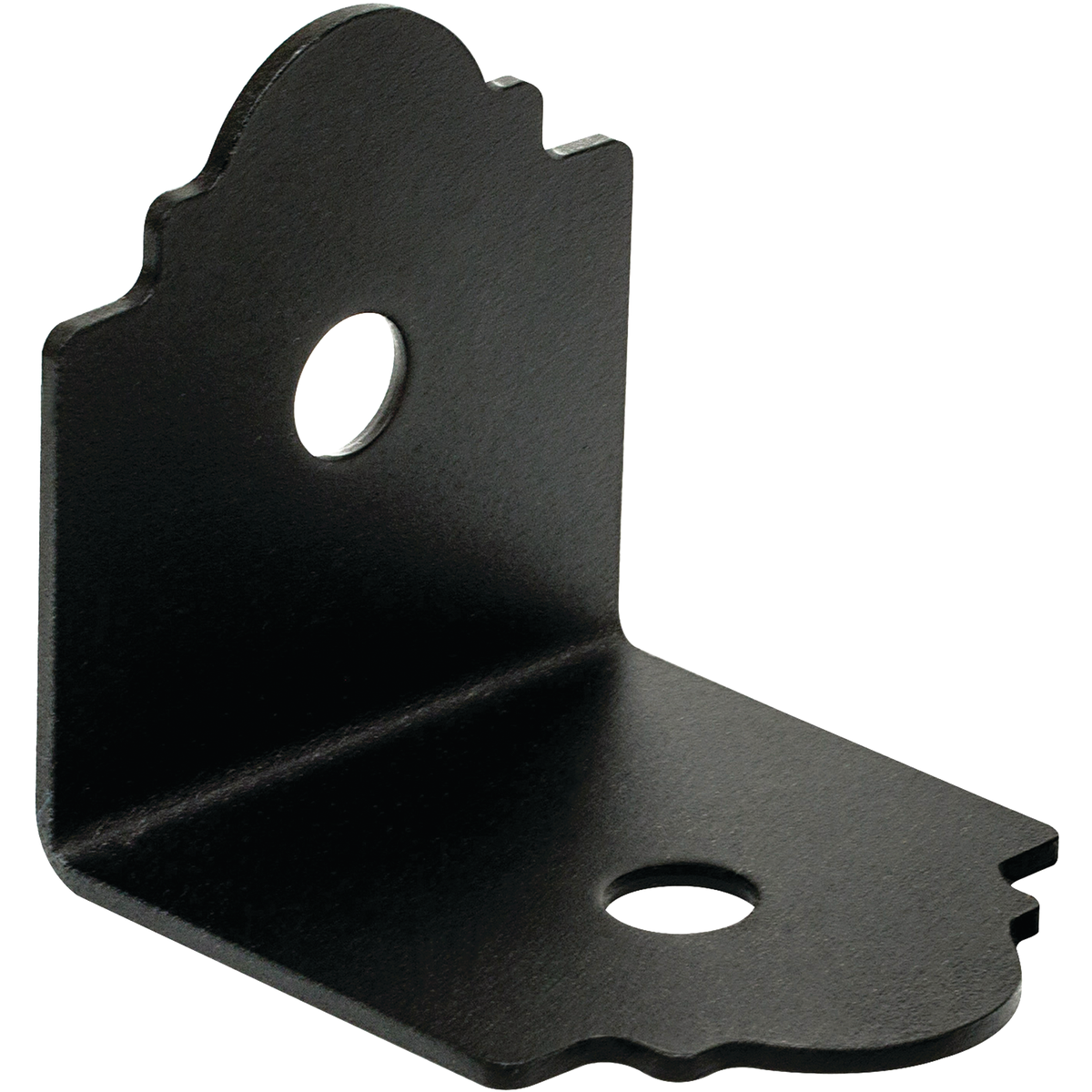Simpson Strong-Tie Outdoor Accents Mission Collection ZMAX 4X 90 Deg. 12 ga Black Reinforcing Angle Image 1