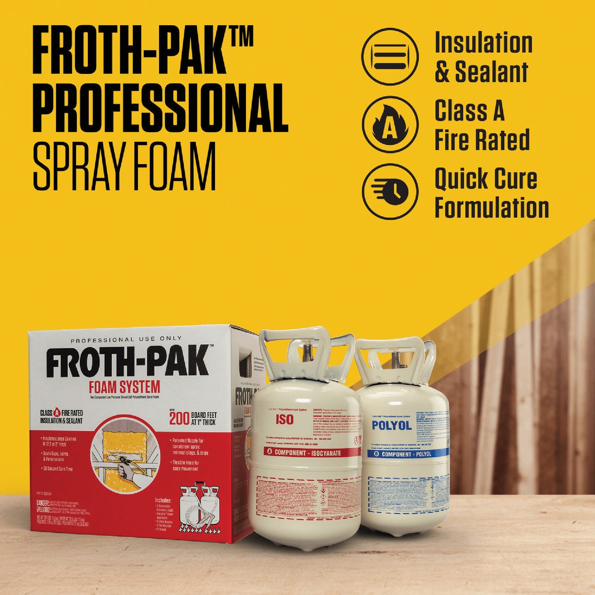 Froth-Pak 200 Insulation & Sealant Spray Foam System Image 4
