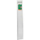 Frost King 6-1/2 In. x 3 Ft. White Vinyl Snap-In Gutter Screen Image 1