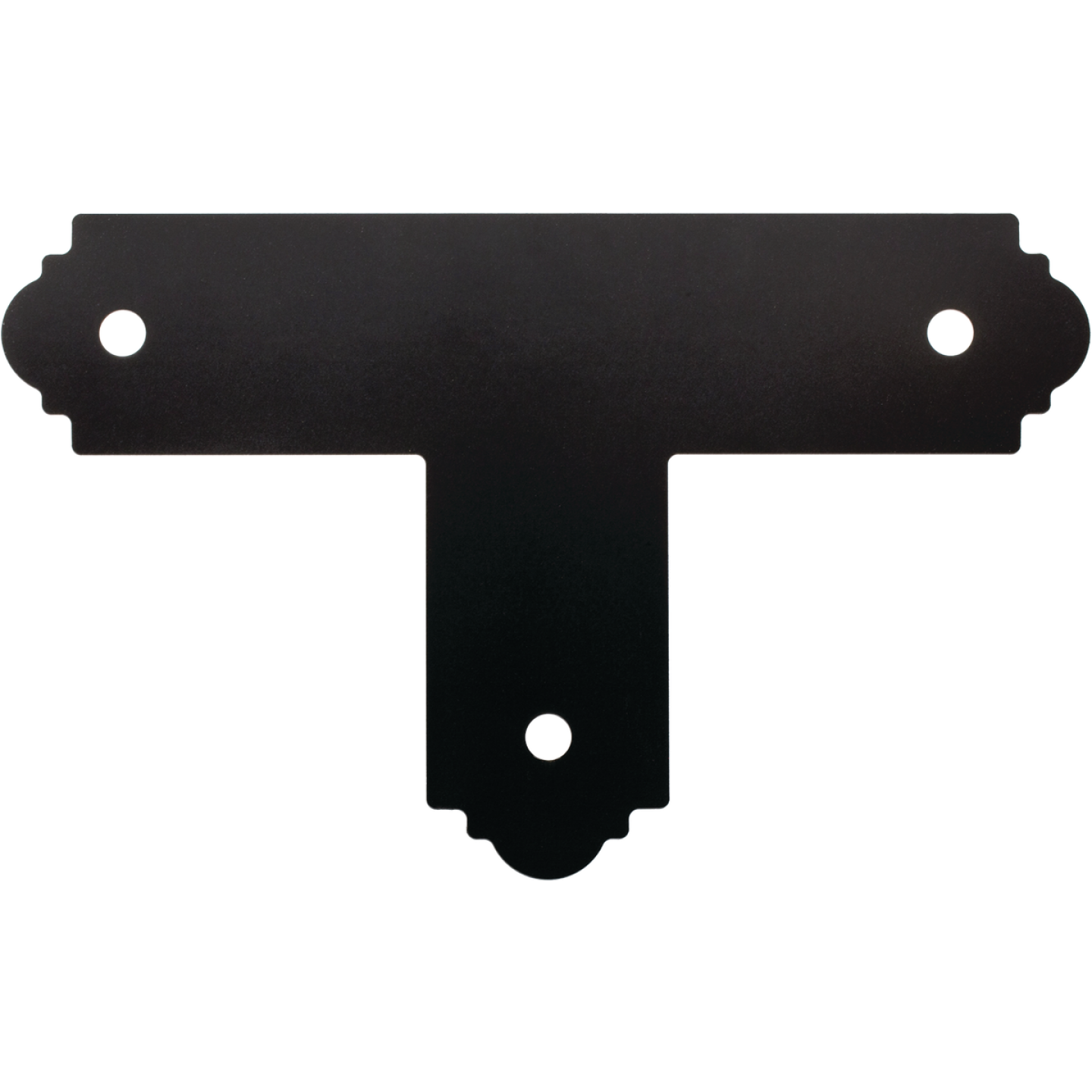 Simpson Strong-Tie Outdoor Accents Mission Collection ZMAX 4X4 Black T Strap Image 1