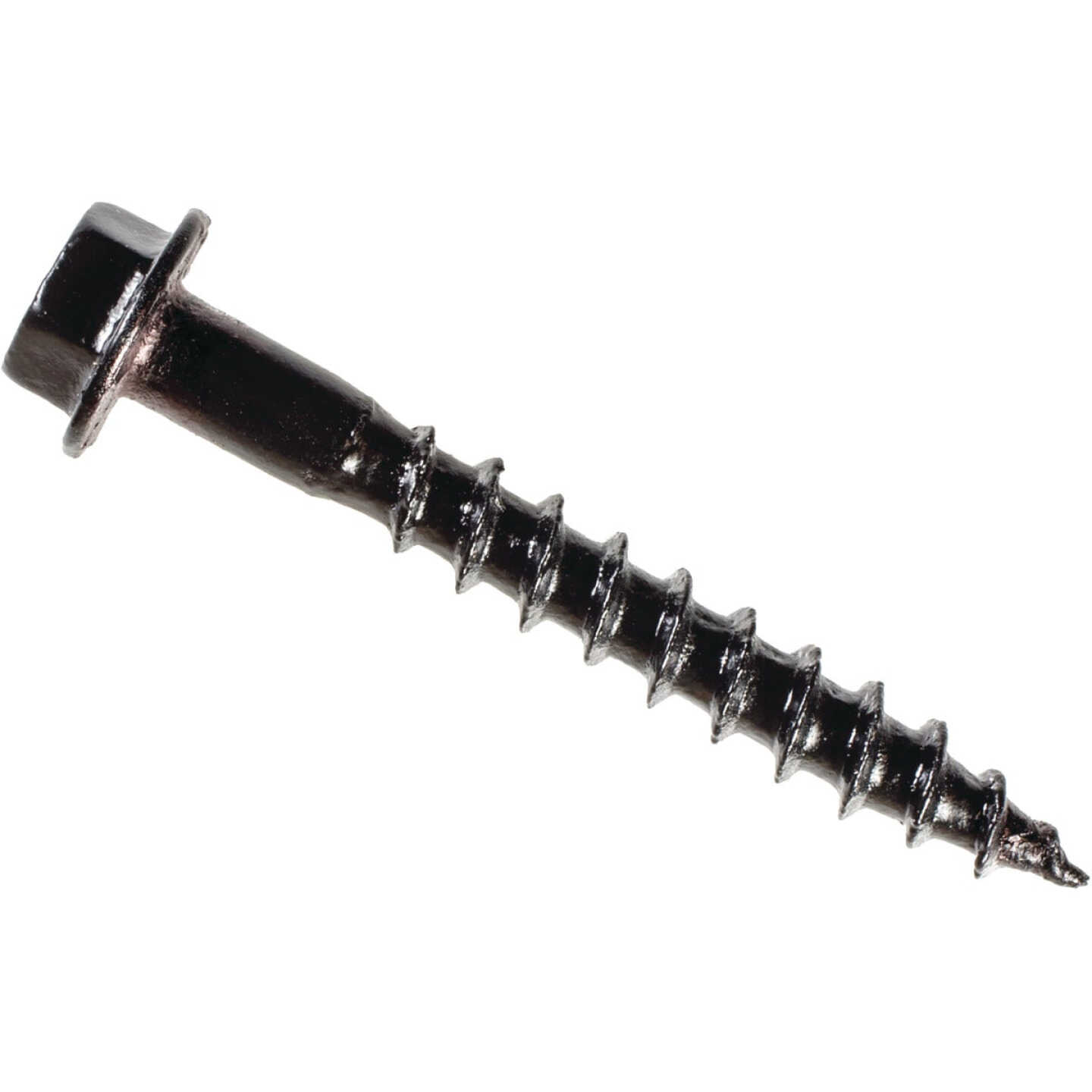 Simpson Strong-Tie Outdoor Accents #10 x 1-1/2 In. Hex-Head Black Connector Screw (50-Count) Image 1