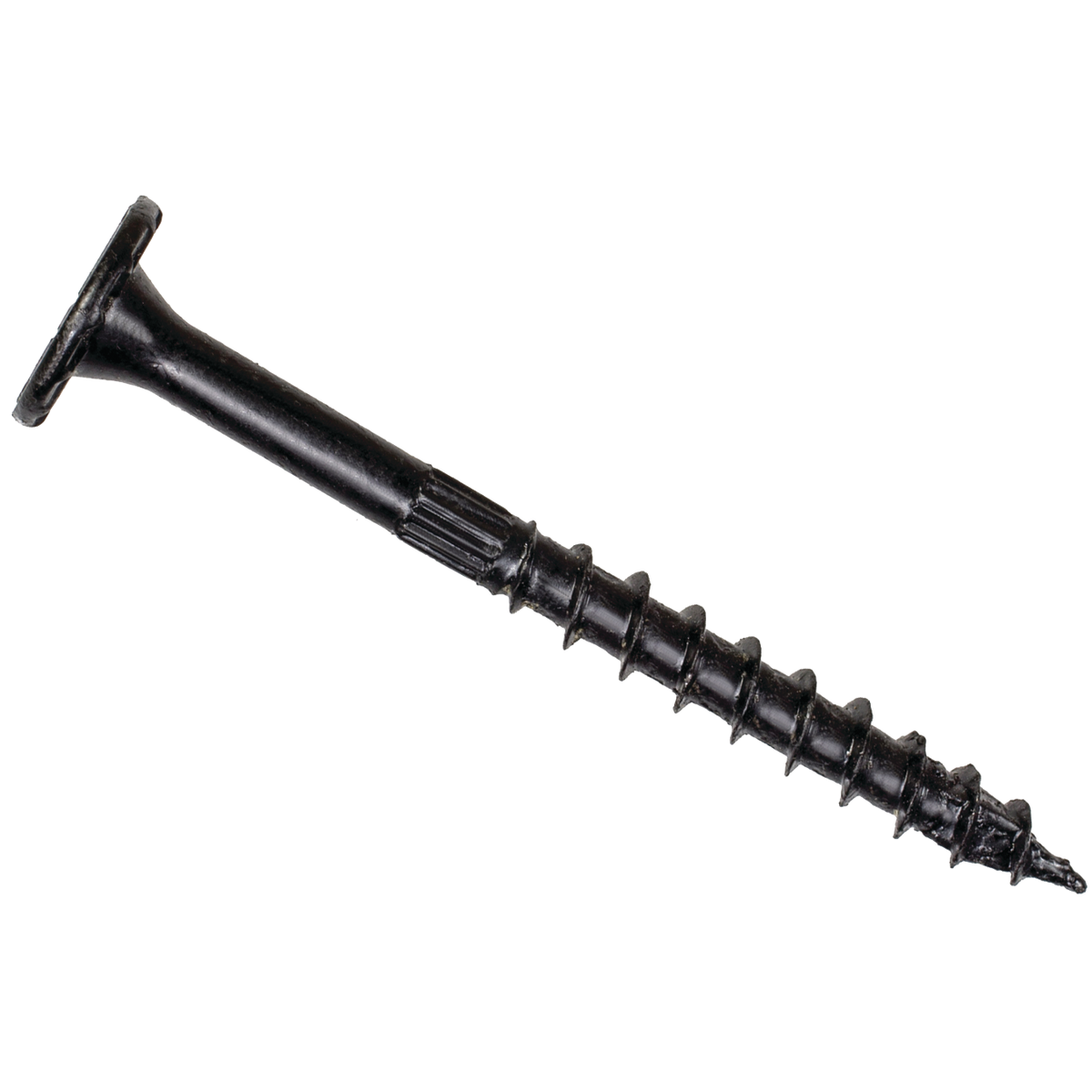 Outdoor Accents Structural Wood Screw  .220 in. x 3-1/2 in. DB Coating, Black (12-Qty) Image 1