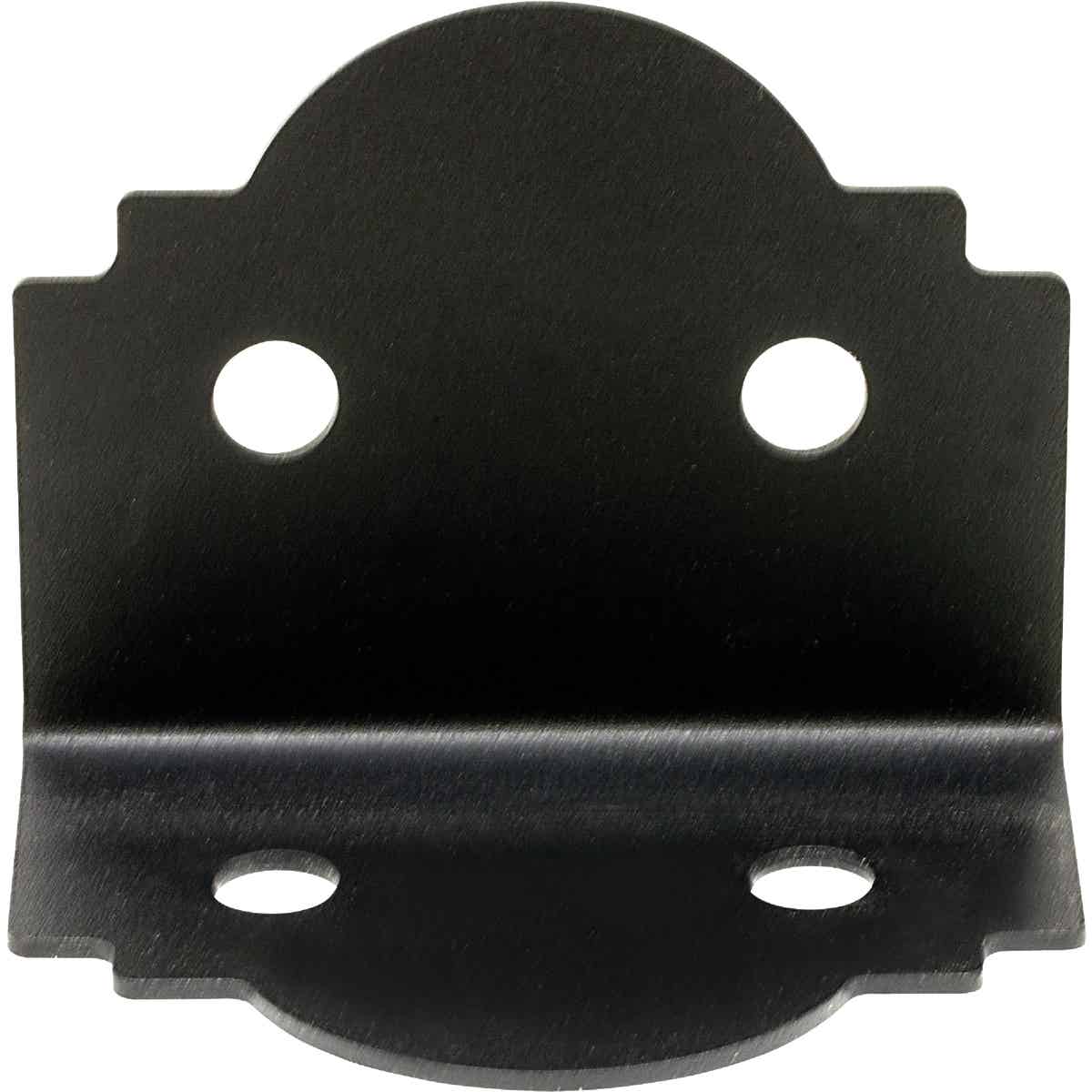 Simpson Strong-Tie Outdoor Accents Mission Collection ZMAX 6X 90 Deg. 12 ga Black Reinforcing Angle Image 1