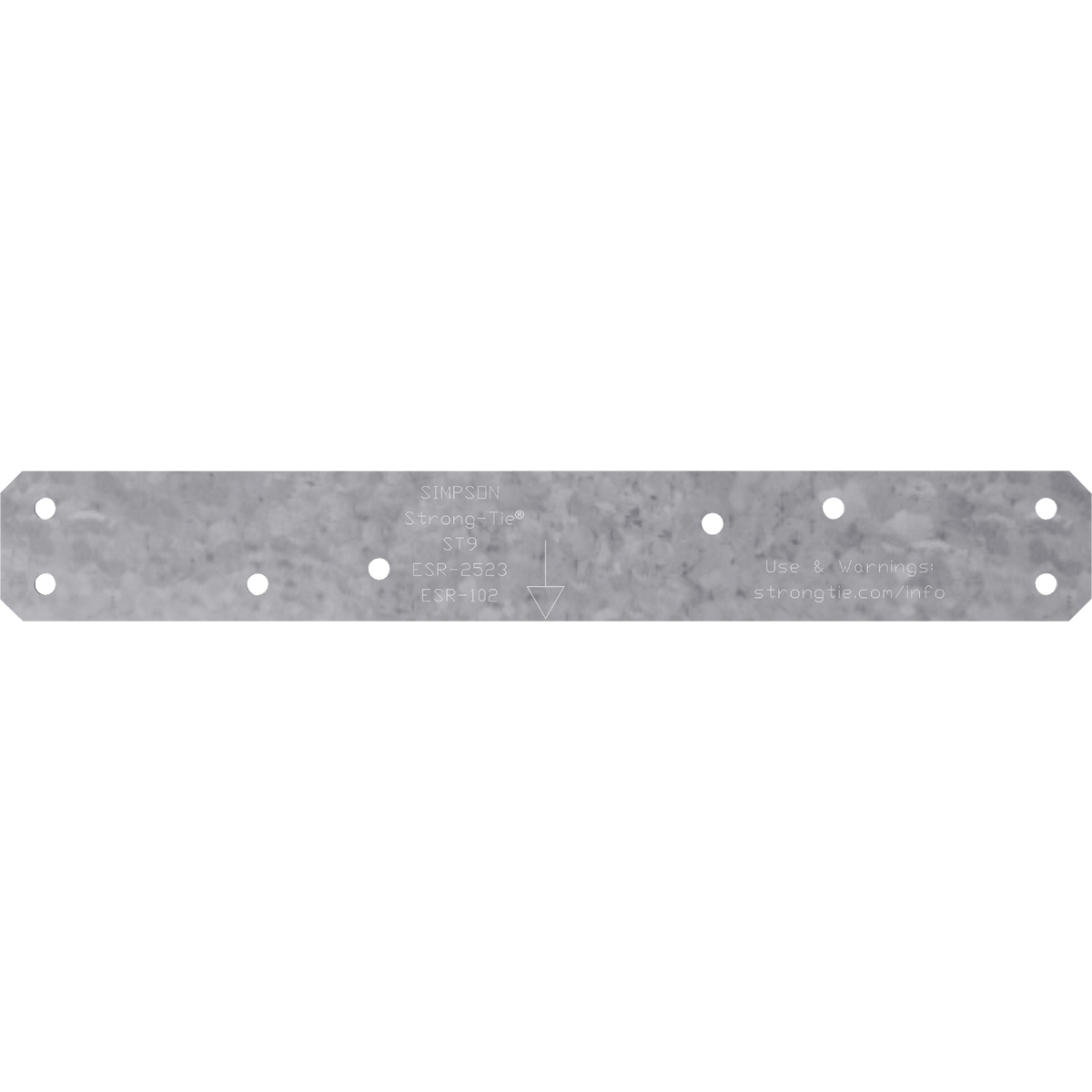 Simpson Strong-Tie 9 In. Staggered Strap Tie