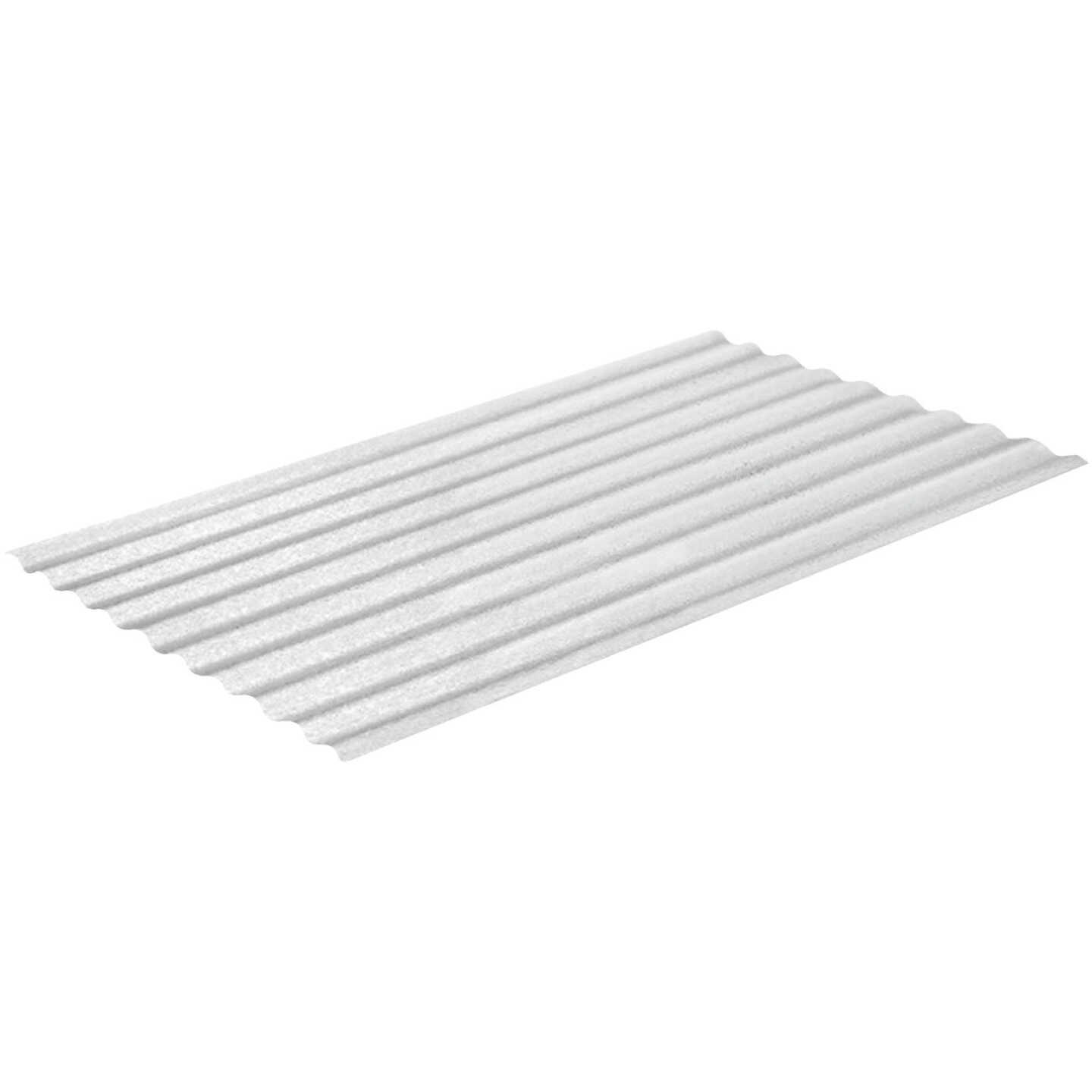 Sequentia WeatherGlaze 26 In. x 12 Ft. White Fiberglass Corrugated Panels Image 1