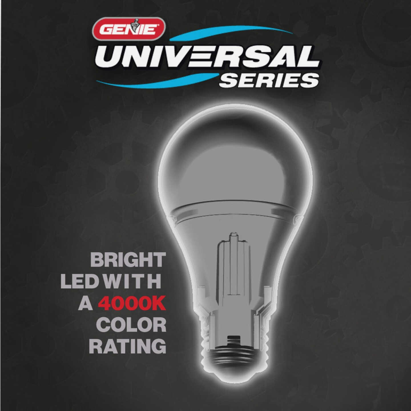 Genie Universal Garage Door Opener LED Light Bulb, Title 20 Approved Image 2