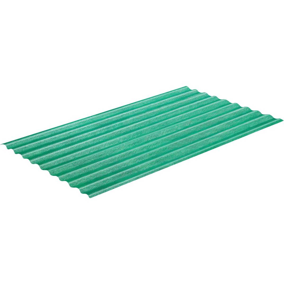 Sequentia WeatherGlaze 26 In. x 8 Ft. Green Fiberglass Corrugated Panels
