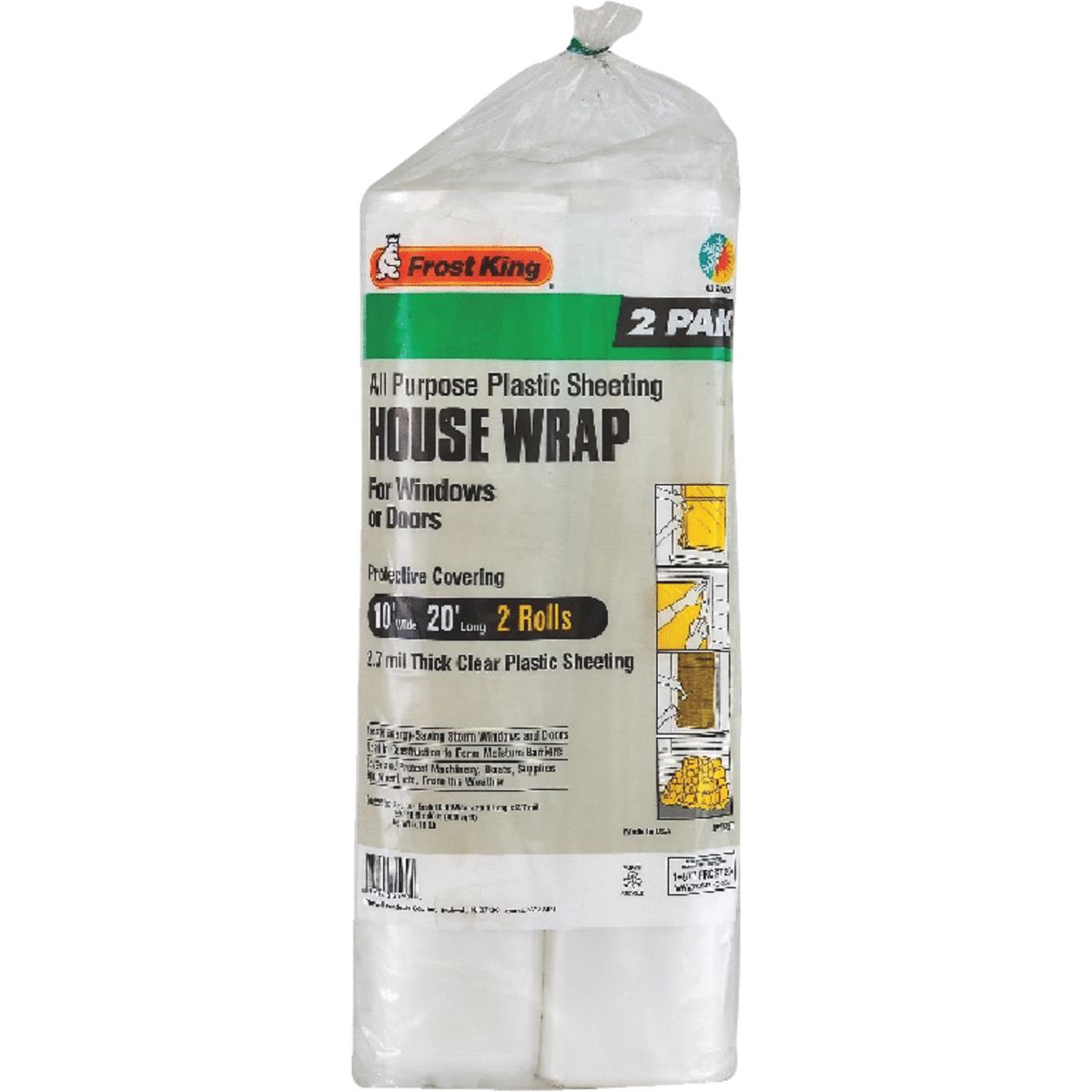 Frost King 10 Ft. X 20 Ft. Clear 2.7 Mil. Polyethylene Sheeting