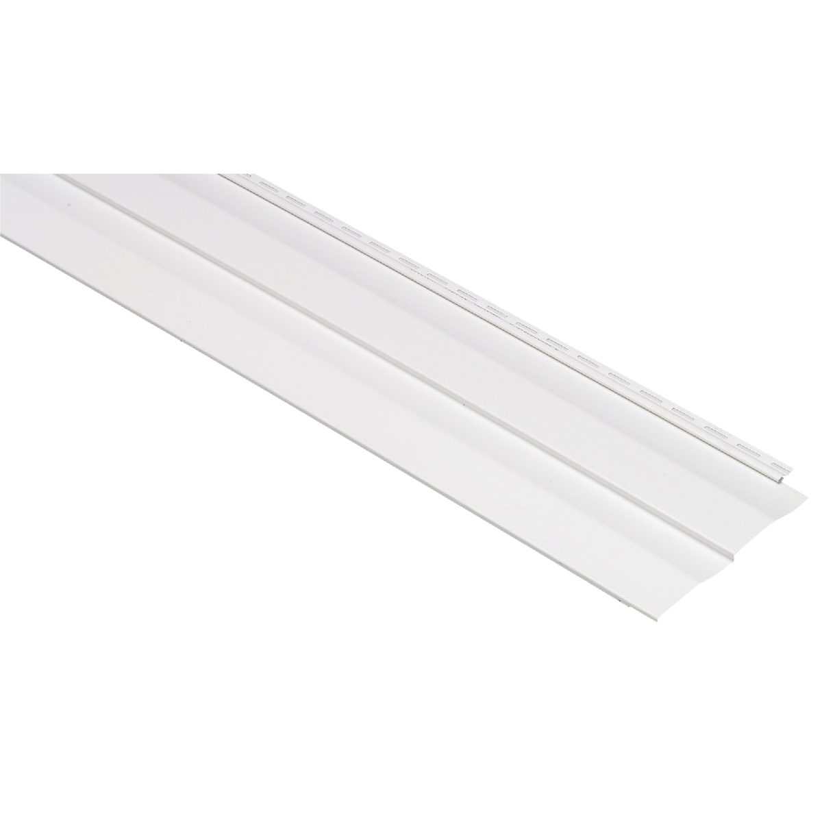 Georgia Pacific White Vision Pro Double 5 In. Dutch Lap Vinyl Siding