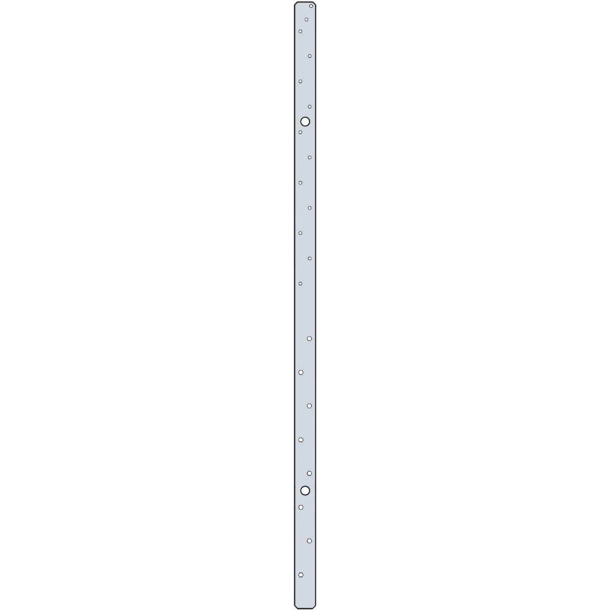 Simpson Strong-Tie MSTAM 36 In. 18 ga Galvanized Medium Strap Tie for Masonry