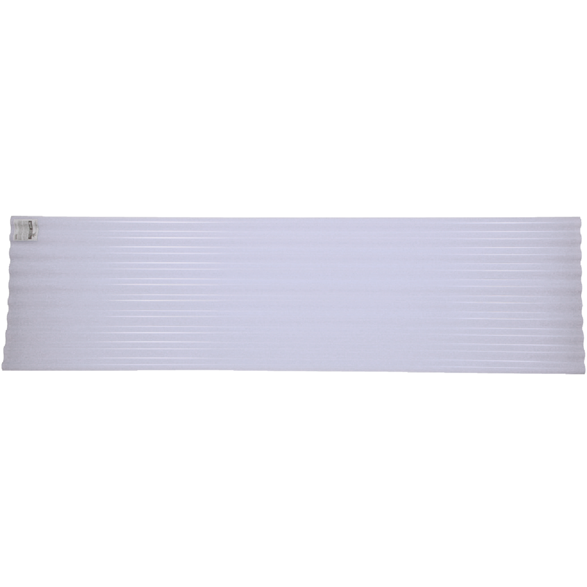 Tuftex Seacoaster 26 In. x 12 Ft. Crystal Clear with Light Blue Tint Round Wave Vinyl Corrugated Panels