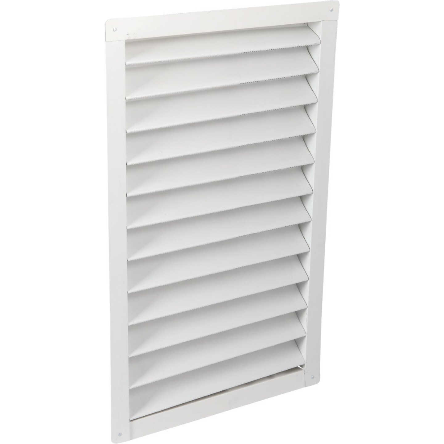 AirVent 14" x 24" Rectangular White Gable Attic Vent Image 1