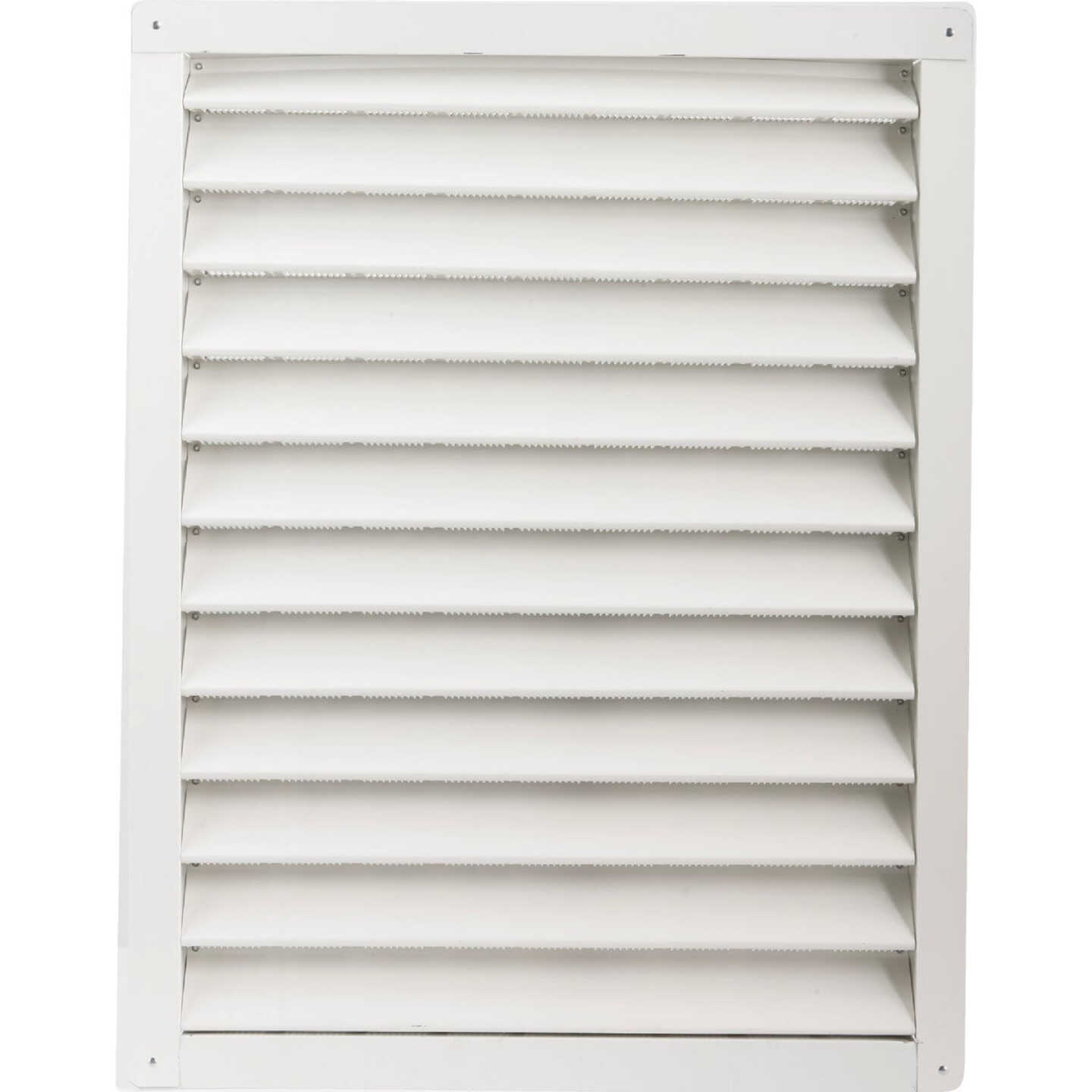 AirVent 18" x 24" Rectangular White Gable Attic Vent Image 2