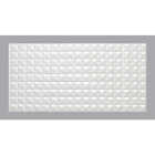 Parkland Performance SpectraTile Millennium 2 Ft. x 4 Ft. White PVC Diamond Pyramid Suspended Ceiling Tile Image 2