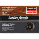 Simpson Strong-Tie Outdoor Accents Black Hex-Head Washer (24-Count) Image 3