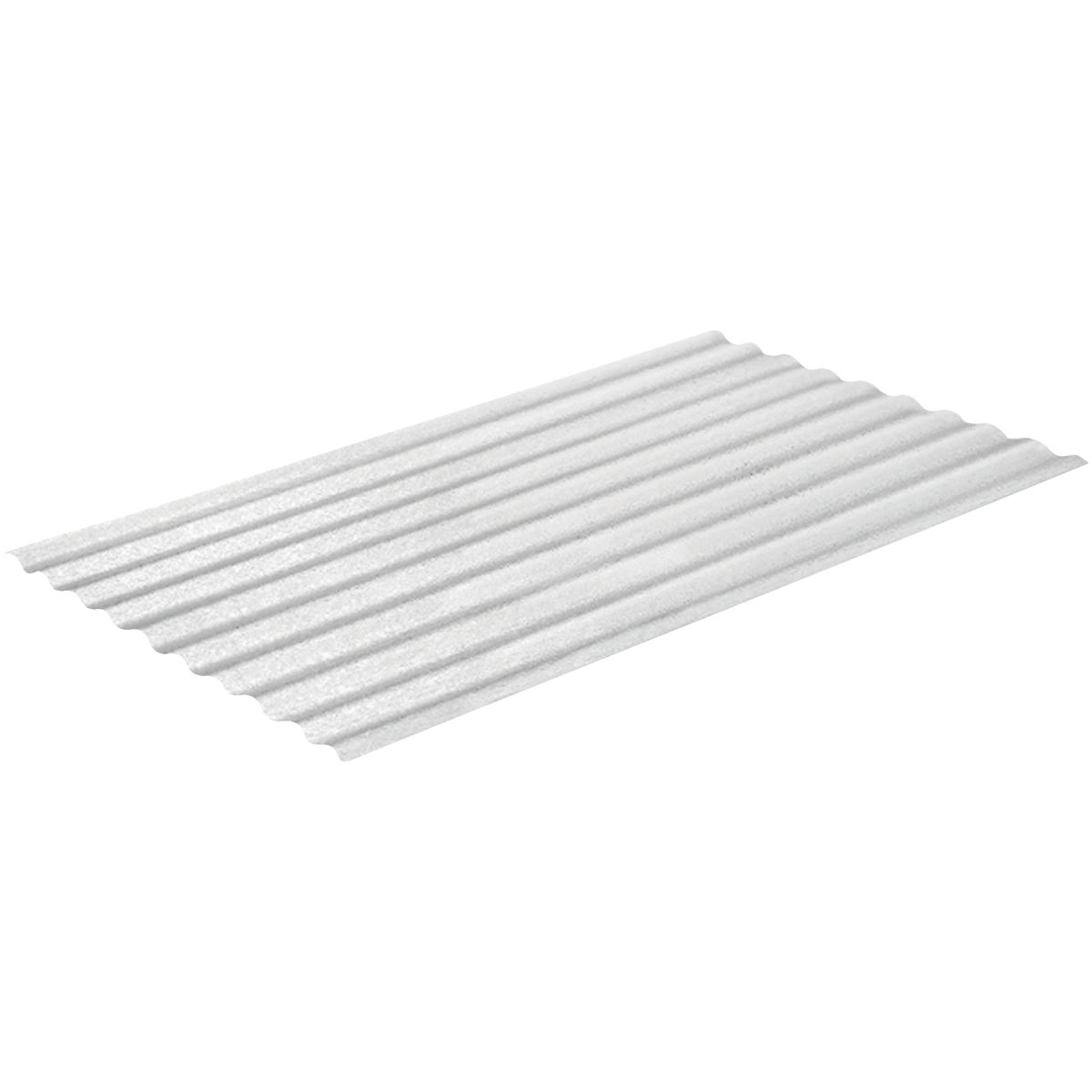 Sequentia WeatherGlaze 26 In. x 10 Ft. White Fiberglass Corrugated Panels