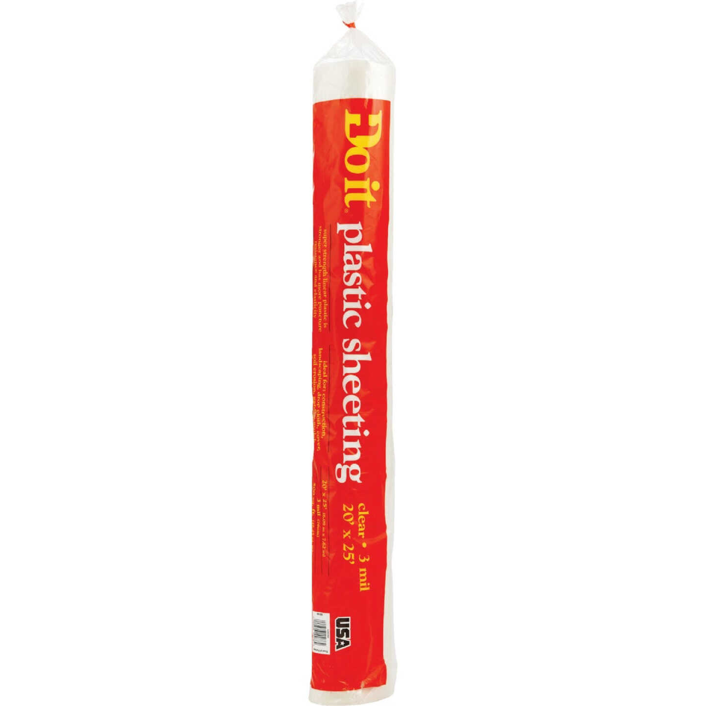 Do it 20 Ft. X 25 Ft. Clear 3 Mil. Poly Film Sheeting Image 1
